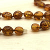 Gemstone Amber Knotted Necklace - La Trobe Jewellery