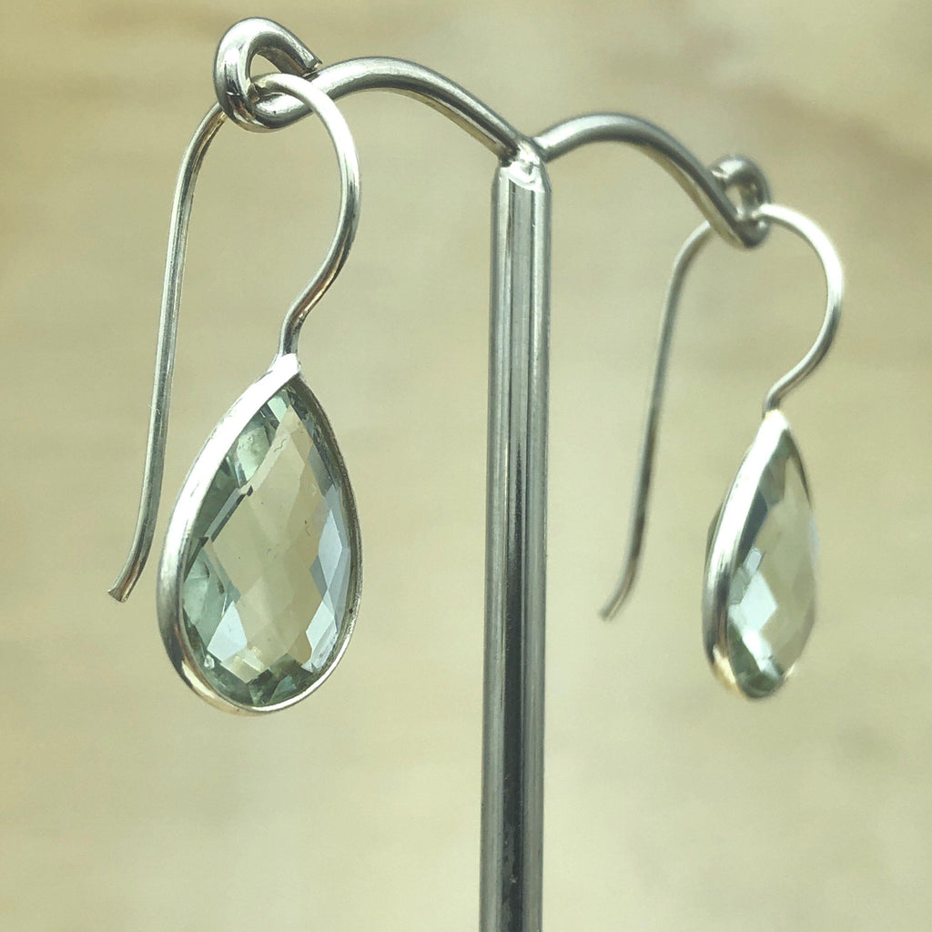 Sterling Silver Green Amethyst Earring - La Trobe Jewellery