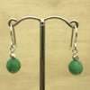 Sterling Silver Green Agate Earring - La Trobe Jewellery