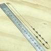 Sterling Silver, Gold & Onyx Israeli Necklace - La Trobe Jewellery