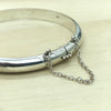 Sterling Silver Etched Bangle - La Trobe Jewellery
