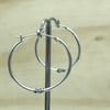 Sterling Silver Loops 30mmx1.0mm - La Trobe Jewellery