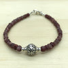 Sterling Silver & Ruby Bracelet - La Trobe Jewellery