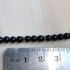 Sterling Silver Necklace onyx cab, flower Pendant & daisies - La Trobe Jewellery