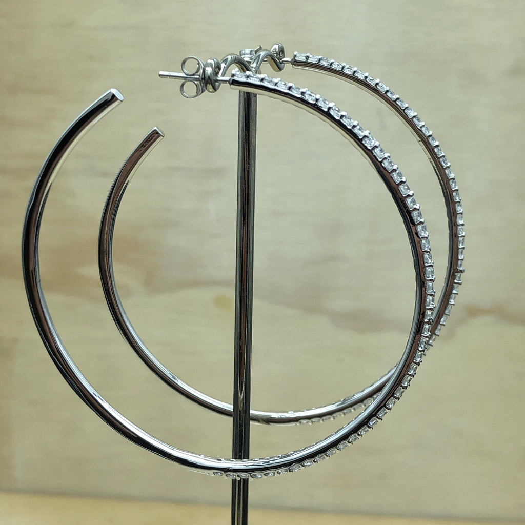 Sterling Silver Cubic Loop 60cm - La Trobe Jewellery