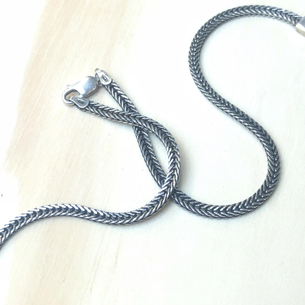 Gold (Rose) & Sterling Silver Israeli Necklace - La Trobe Jewellery