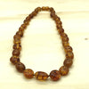 Gemstone Amber Knotted Necklace - La Trobe Jewellery