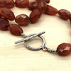 Gemstone Carnelian & Sterling Silver Hill Tribe Necklace - La Trobe Jewellery