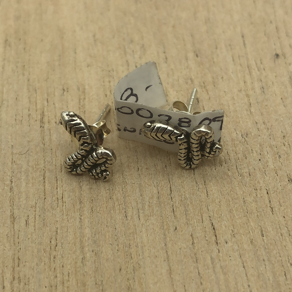 Sterling Silver Snake Stud - La Trobe Jewellery