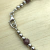 Sterling Silver & Ruby Bracelet - La Trobe Jewellery