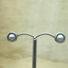 Sterling Silver White Pearl Israeli stud - La Trobe Jewellery