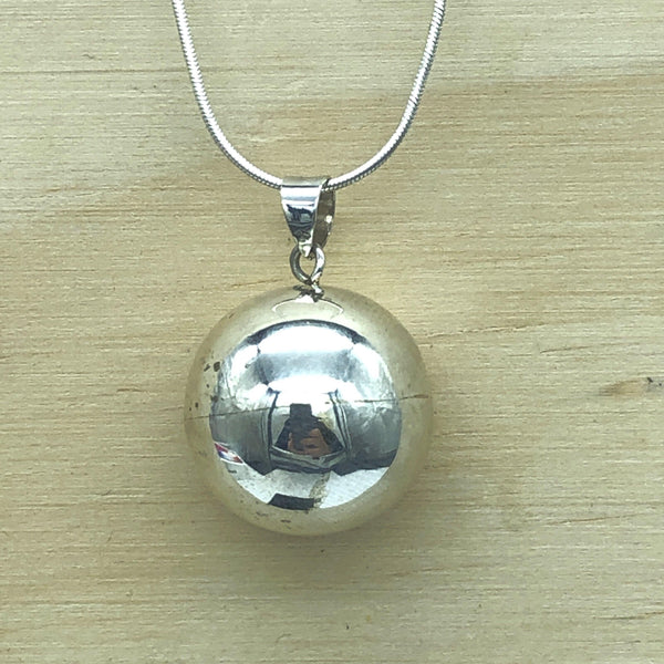 Sterling Silver Ball Pendant - La Trobe Jewellery