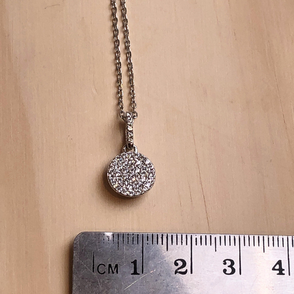 Cubic Zirconia Round Necklace - La Trobe Jewellery