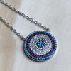 Cubic Zirconia Mixed colour Necklace - La Trobe Jewellery