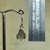 Sterling Silver Gold Labradorite Teardrop Earring - La Trobe Jewellery