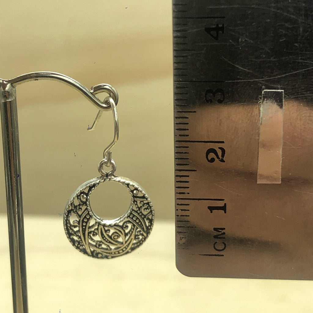 Sterling Silver Filigree Round Earrings - La Trobe Jewellery