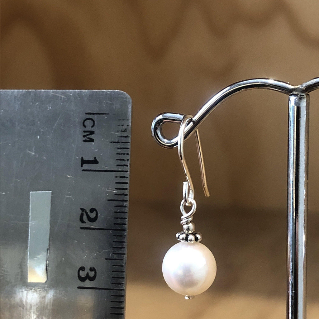 Sterling Silver Pink Pearl Drop Earring - La Trobe Jewellery