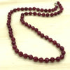 Gemstone Ruby Silk Knotted Necklace - La Trobe Jewellery