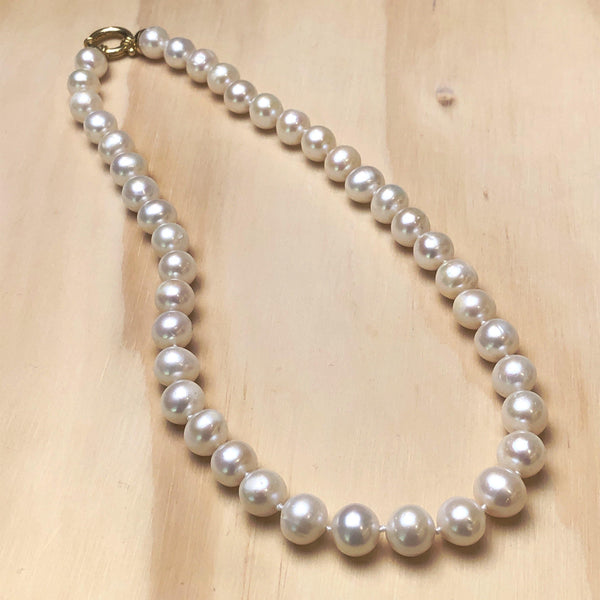 Pearl (White) Silk Knotted Necklace - La Trobe Jewellery