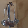 Sterling Silver Earrings adze shaped dot & twist shepard - La Trobe Jewellery