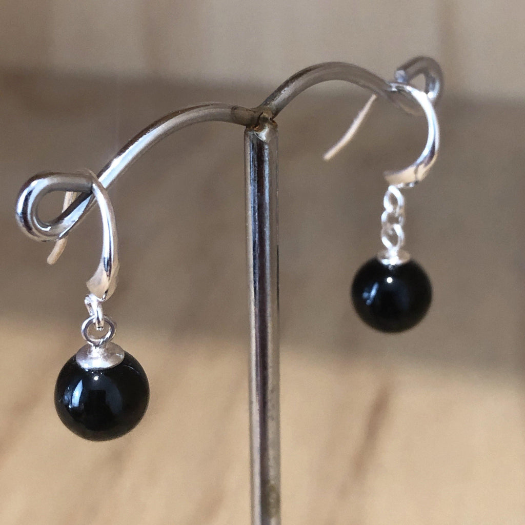 Sterling Silver Black Onyx Earring - La Trobe Jewellery