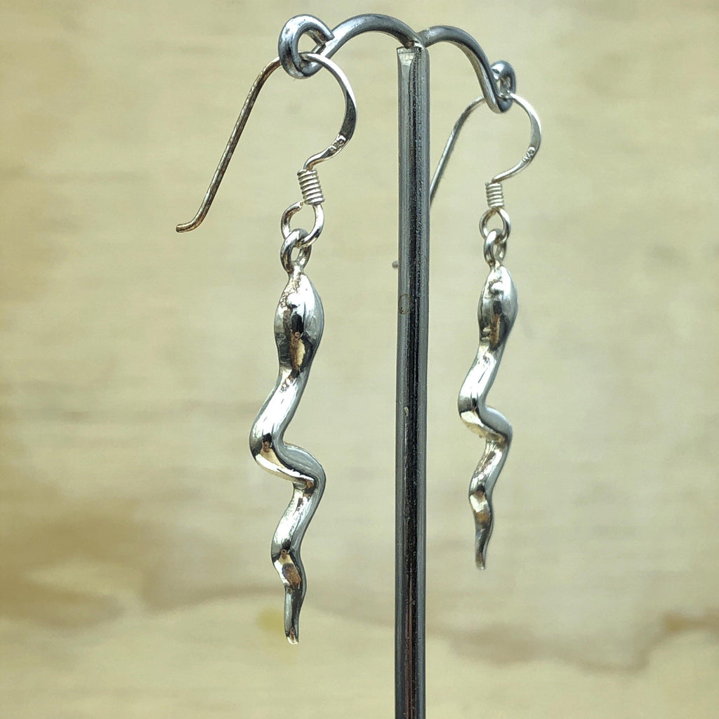 Sterling Silver Snake Earring - La Trobe Jewellery