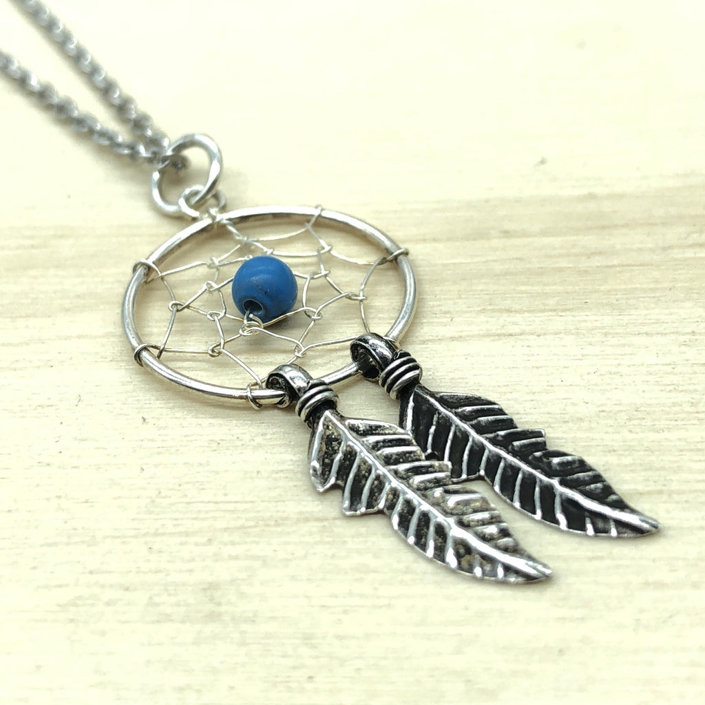 Sterling Silver Dream Catcher Pendant - La Trobe Jewellery