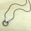 Sterling Silver & Gold Israeli Necklace - La Trobe Jewellery