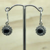 Sterling Silver Black Onyx & Marcasite Earring - La Trobe Jewellery