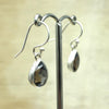 Sterling Silver Smokey Quartz Teardrop Earring - La Trobe Jewellery