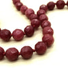 Gemstone Ruby Silk Knotted Necklace - La Trobe Jewellery