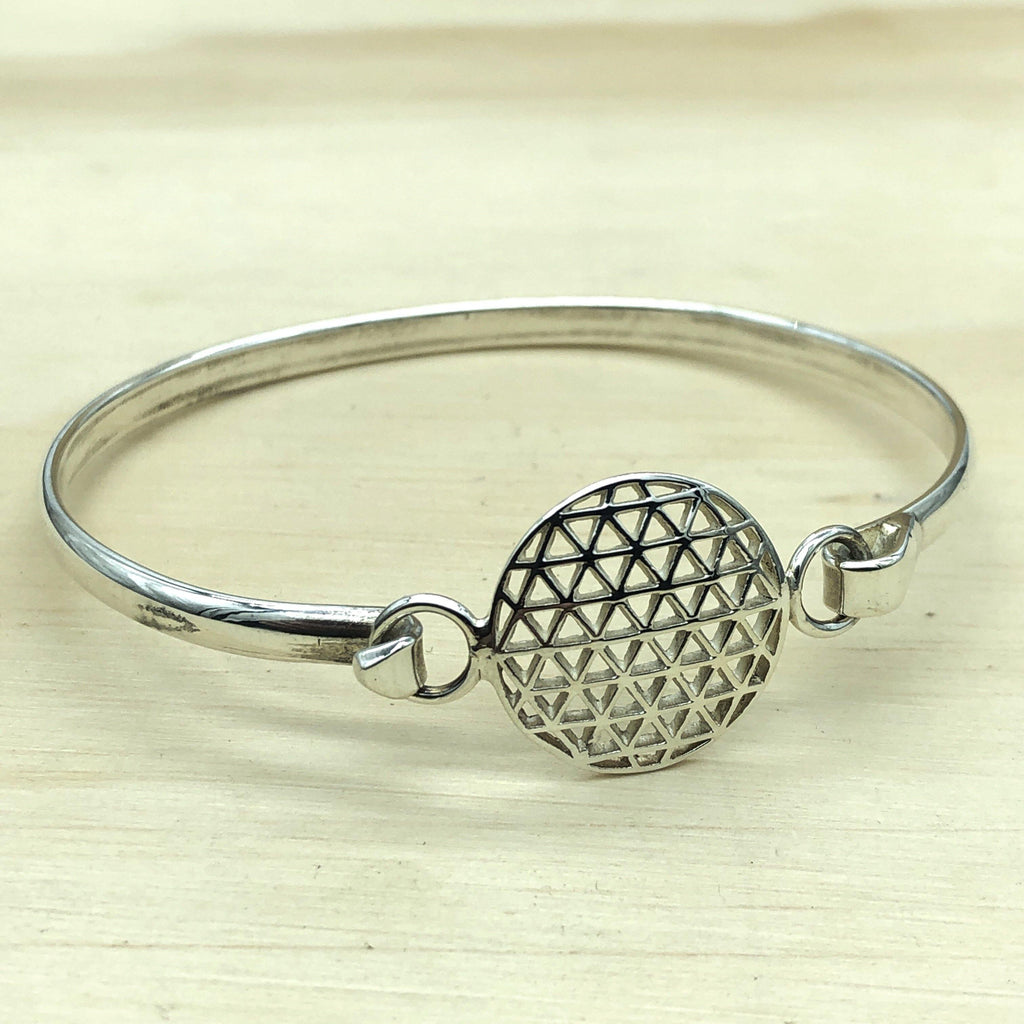 Sterling Silver Decorative Bangle - La Trobe Jewellery