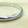 Sterling Silver Etched Bangle - La Trobe Jewellery