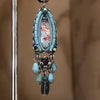 Ayala Bar Blue & Red Israeli Earrings - La Trobe Jewellery