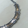 Gold (Rose) & Sterling Silver Israeli Necklace - La Trobe Jewellery