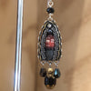 Fashion Earrings ayalabah black red - La Trobe Jewellery