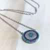 Cubic Zirconia Mixed colour Necklace - La Trobe Jewellery