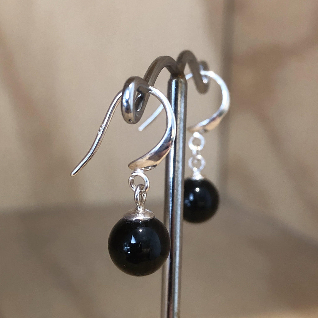 Sterling Silver Black Onyx Earring - La Trobe Jewellery