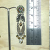 Ayala Bar Antique Gold & Silver Israeli Drop Earrings - La Trobe Jewellery