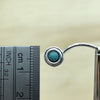Sterling Silver Turquoise Israeli stud - La Trobe Jewellery