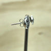 Sterling Silver Flower Of Life Studs - La Trobe Jewellery