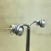 Sterling Silver White Pearl Israeli stud - La Trobe Jewellery