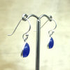 Sterling Silver Blue Agate Teardrop Earring - La Trobe Jewellery
