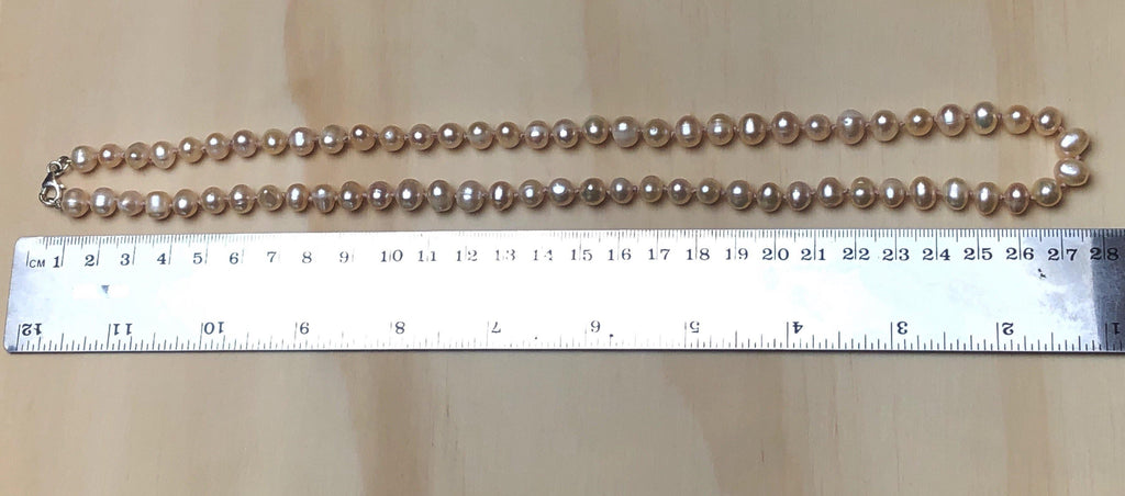 Pearl (Pink) Silk Knotted Necklace - La Trobe Jewellery