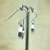 Sterling Silver, Gold & White Pearl Israeli Earrings - La Trobe Jewellery