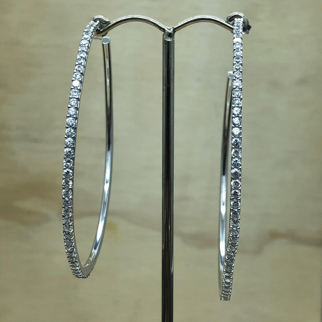 Sterling Silver Cubic Loop 60cm - La Trobe Jewellery