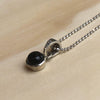 Gemstone Marcasite & Onyx Pendant - La Trobe Jewellery
