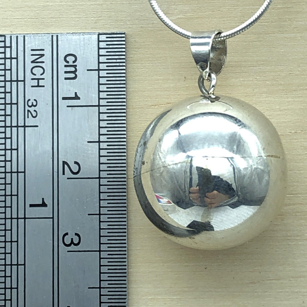 Sterling Silver Ball Pendant - La Trobe Jewellery