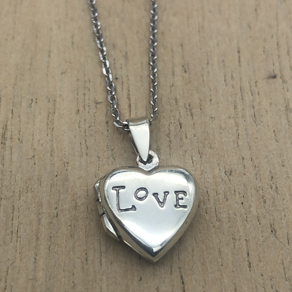Sterling Silver Love Heart Locket - La Trobe Jewellery