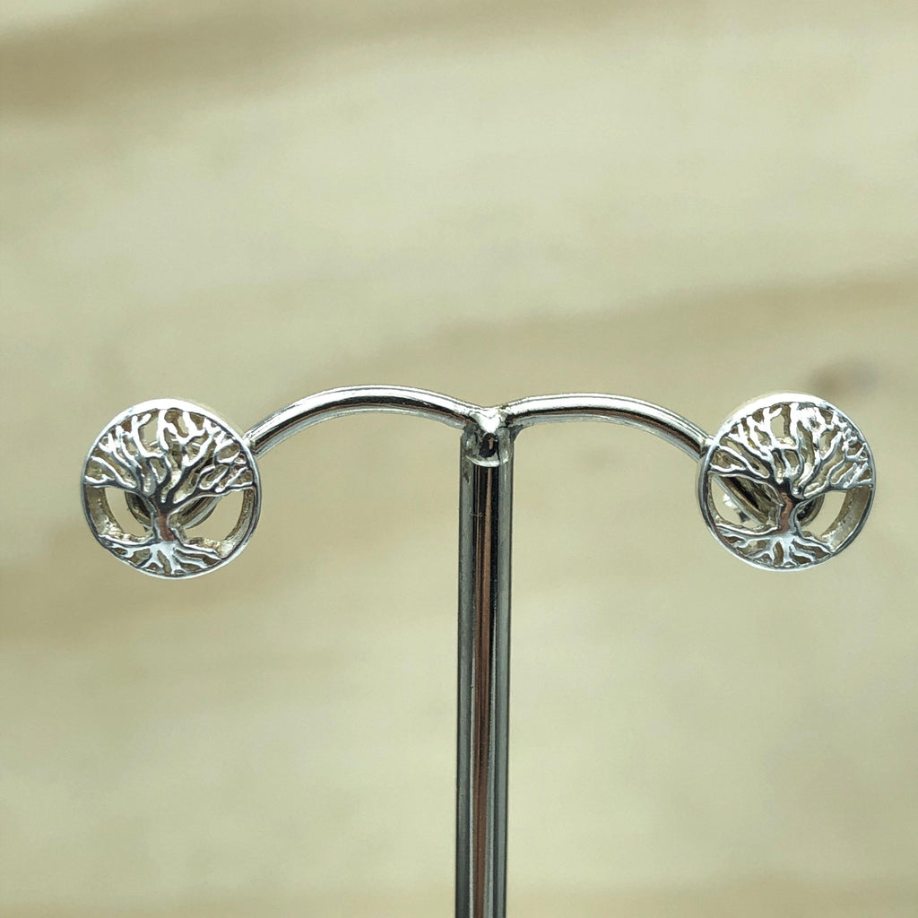 Sterling Silver Tree Of Life Studs - La Trobe Jewellery